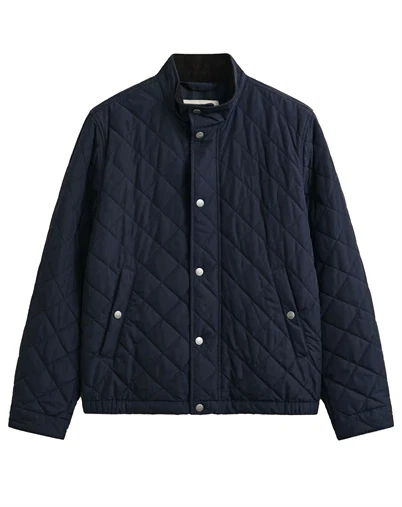 Gant - Quilted Jakke - Evening Blue